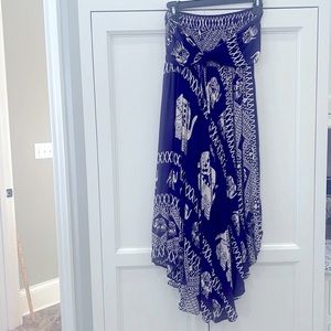 Bangkok pants fair trade boho elephant maxi skirt